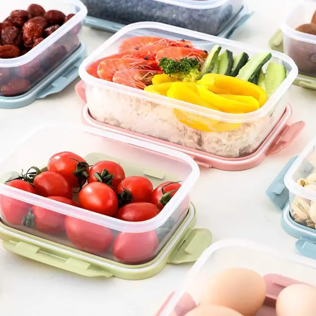 Alt view image 7 of 7 - Food Storage Containers Set with Airtight Lids - 3 Pack BPA-Free Plastic Meal Prep Containers in 3 Sizes - Leak Proof Lunch Bento Boxes - Microwave, Dishwasher & Freezer Safe (Green)