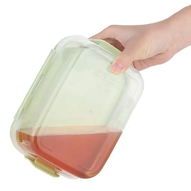Alt view image 3 of 7 - Food Storage Containers Set with Airtight Lids - 3 Pack BPA-Free Plastic Meal Prep Containers in 3 Sizes - Leak Proof Lunch Bento Boxes - Microwave, Dishwasher & Freezer Safe (Green)