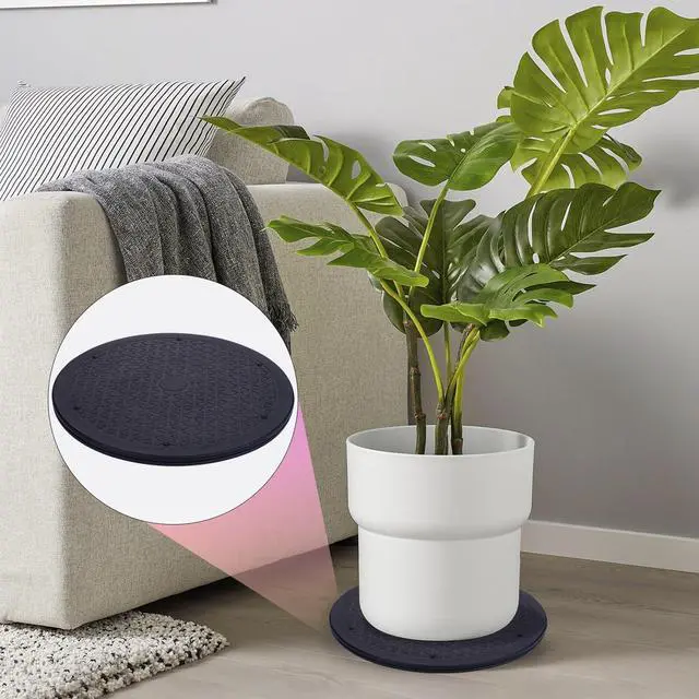 Alt view image 6 of 7 - 2 Pcs (12 Inch) Lazy Susan Turntable Organizer, Premium Heavy Duty Rotating Swivel Stand with Steel Ball Bearings for Model/Rotating Plants/Crafts Stand/TV/Monitor/Laptop (360 Rotation)