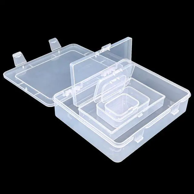 Alt view image 3 of 6 - 7 Pieces Mixed Sizes Rectangular Storage Box Containers