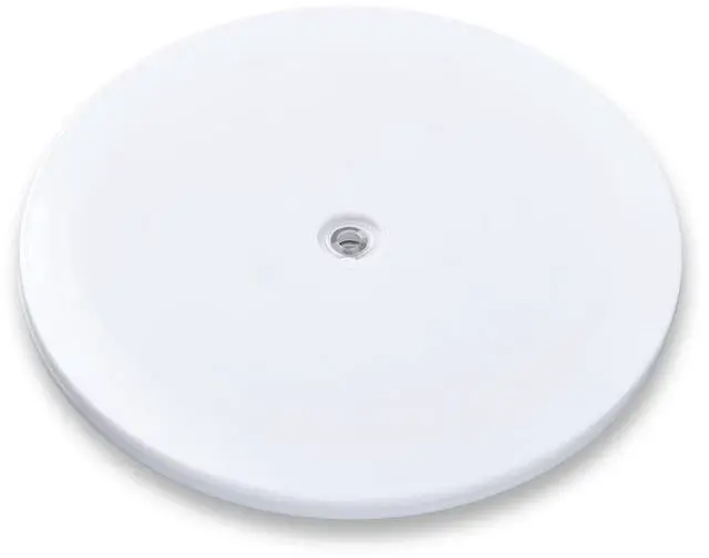Main image of 6 inch Lazy Susan Turntable White Acrylic Ball Bearing Rotating Tray for Spice Rack Table Cake Kitchen Pantry Decorating Bathrooms TV Laptop Computer Monitor, 30-lb Load Capacity (360 Rotation)