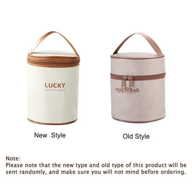 Alt view image 4 of 7 - Stainless Steel Lunch Box, 3-Tier Insulated Bento Box Microwave Safe Soup Bowl for Adults, Thermal Food Container for Office Workers (Beige, 2pcs + Tableware + Insulated Bag)