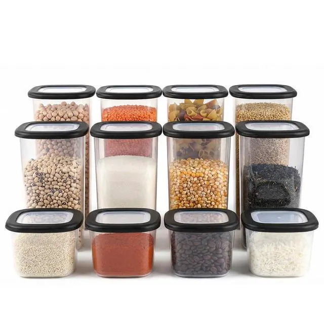 Alt view image 7 of 7 - Airtight Storage Containers with Lids, Set of 12 Storage Containers, Kitchen Storage Boxes, Food Storage Containers, BPA-Free