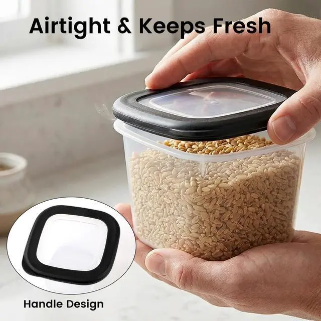 Alt view image 5 of 7 - Airtight Storage Containers with Lids, Set of 12 Storage Containers, Kitchen Storage Boxes, Food Storage Containers, BPA-Free
