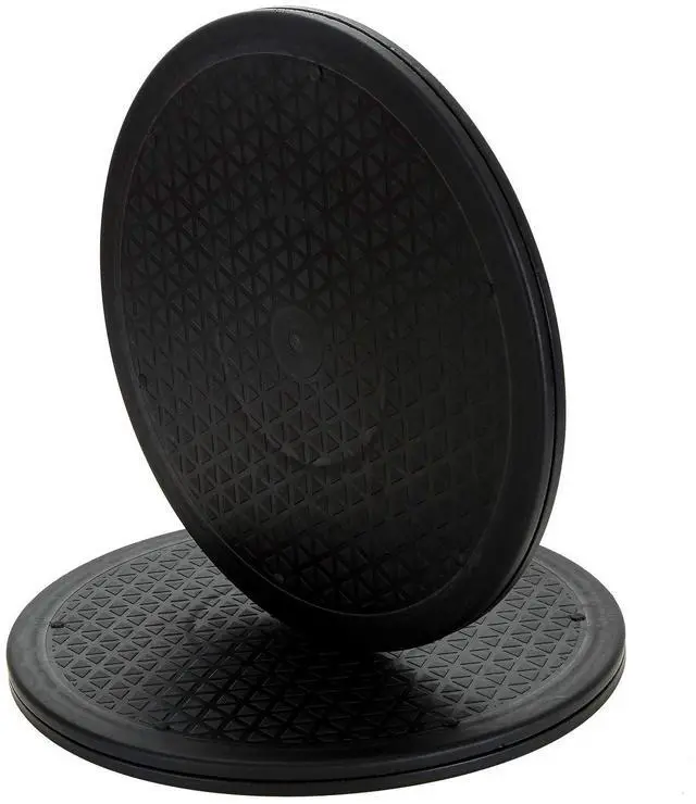 Main image of 2 Pack 12 inch Heavy Duty Rotating Swivel Stand with Steel Ball Bearings - Lazy Susan Turntable for Flat Panel Monitors, TV's, Potted Plants, Stereo Speakers