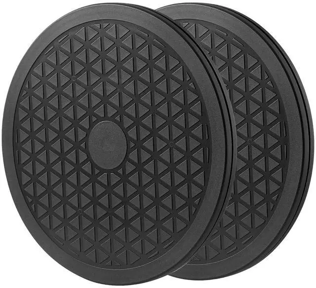 Main image of 2 Pcs (8 Inch) Heavy Duty Rotating Swivel Stand - Lazy Susan with Steel Ball Bearings for Model Base/Rotating Plants/Crafts Stand Monitor/TV/Monitors/Potted Plants (360 Rotation)