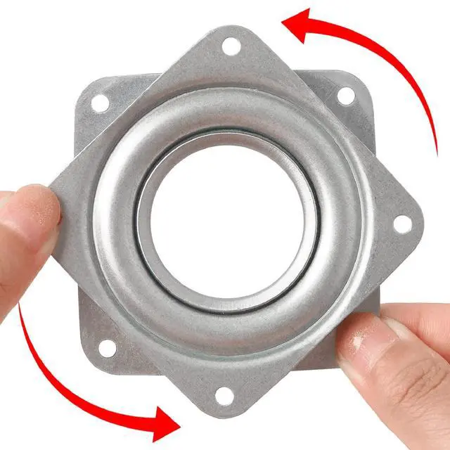 Alt view image 3 of 3 - 3" Lazy Susan Turntable 200 LBS pounds Steel Ball Bearing Rotating Tray Strong Sturdy Table Cabinet Low Profile