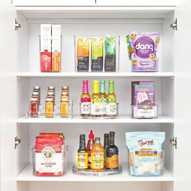 Alt view image 5 of 5 - Plastic Lazy Susan Turntable Organizer, Clear