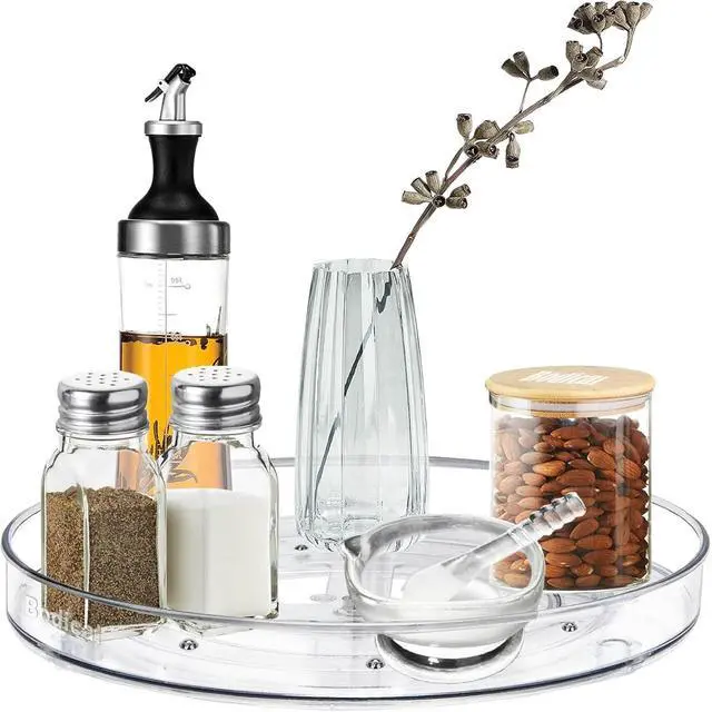 Alt view image 5 of 7 - 2 Pack Lazy Susan Organizer,10.6" Turntable Organizer for Pantry