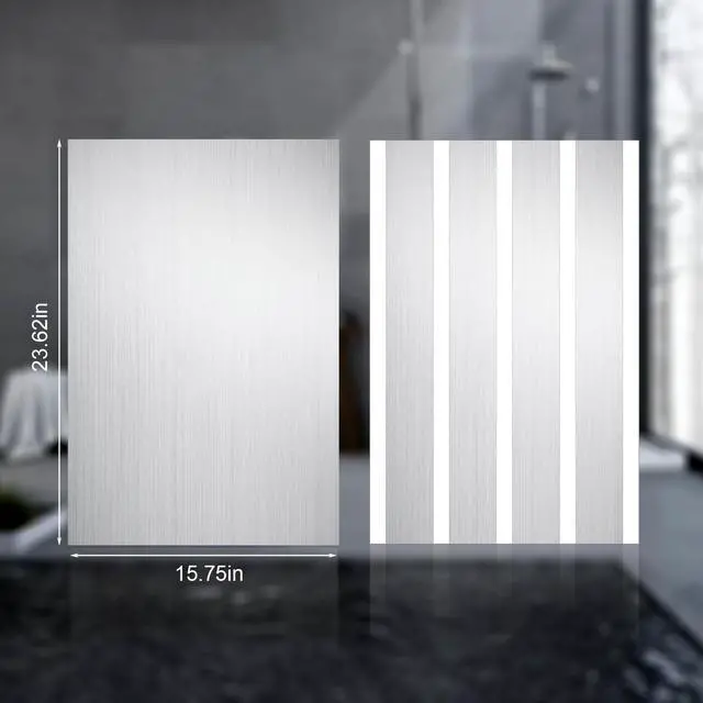 Alt view image 3 of 6 - 1 Pcs Hand Dryer Wall Splash Guard with Adhesive 23.62 x 15.75 Inch