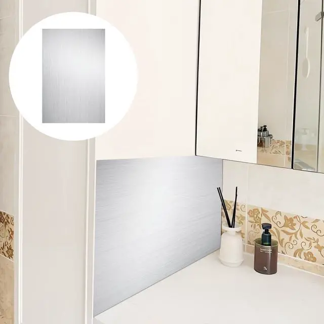 Alt view image 5 of 6 - 1 Pcs Hand Dryer Wall Splash Guard with Adhesive 23.62 x 15.75 Inch