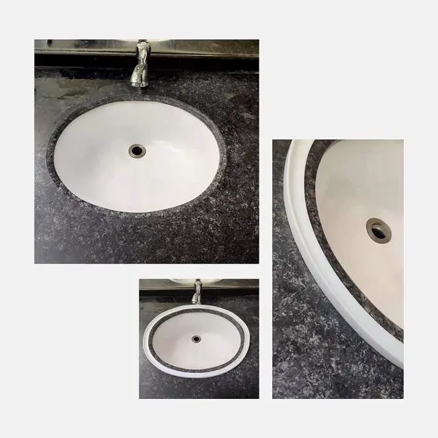 Alt view image 5 of 7 - 39 Inches Water Barrier for Sink, Shower Threshold Water Dam Barrier, Silicone Water-Blocking Self-Adhesive Shower Splash Guards for Bathtub Sink, Bathroom, Countertop