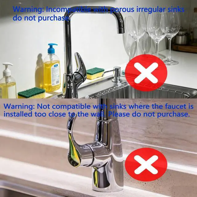 Alt view image 5 of 5 - Kitchen Sink Splash Guard Gen2-30" x 6'' Silicone Sink Mat Splash Guard fit for Countertop, Bathroom,Farmhouse,RV