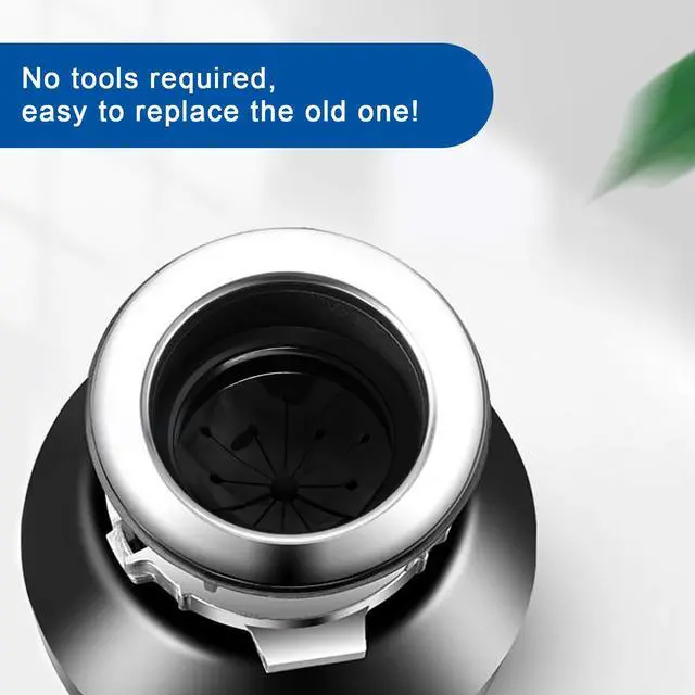 Alt view image 4 of 7 - Garbage Disposal Splash Guard Collar Sink Baffle, Food Waste Disposer Parts Accessories, 3-1/8 Inch Multi-function Drain Plugs for Garbage Disposals