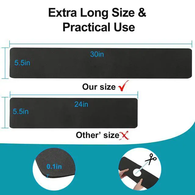 Alt view image 6 of 7 - Customizable Kitchen Sink Faucet Mat: 30"Lx5.5"W Absorbent Splash Guard