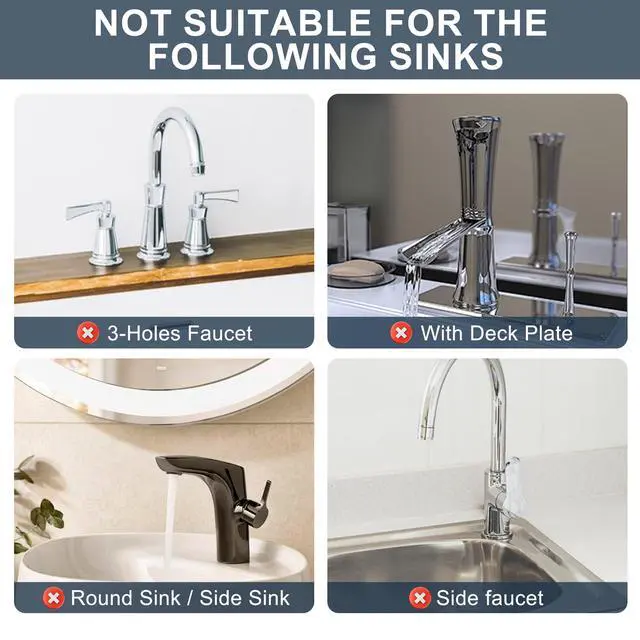 Alt view image 6 of 7 - Kitchen Sink Splash Guard Silicone Faucet Mat for Kitchen Sink Grey