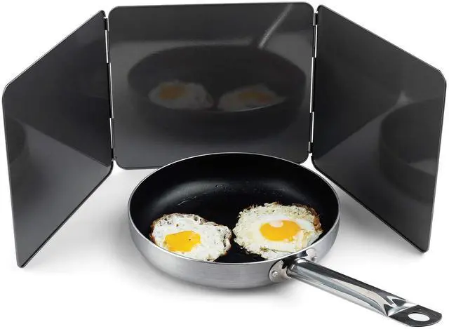Main image of Splatter Shield, 3 Sided Frying Splatter Guard For Stove Top