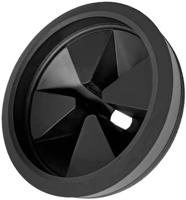 Main image of 3 1/8 Inch Garbage Disposal Sink Baffle Splash Guard, Quiet Collar, Black Rubber, Perfect Fit for Insinkerator, Moen, Waste King, GE Disposer