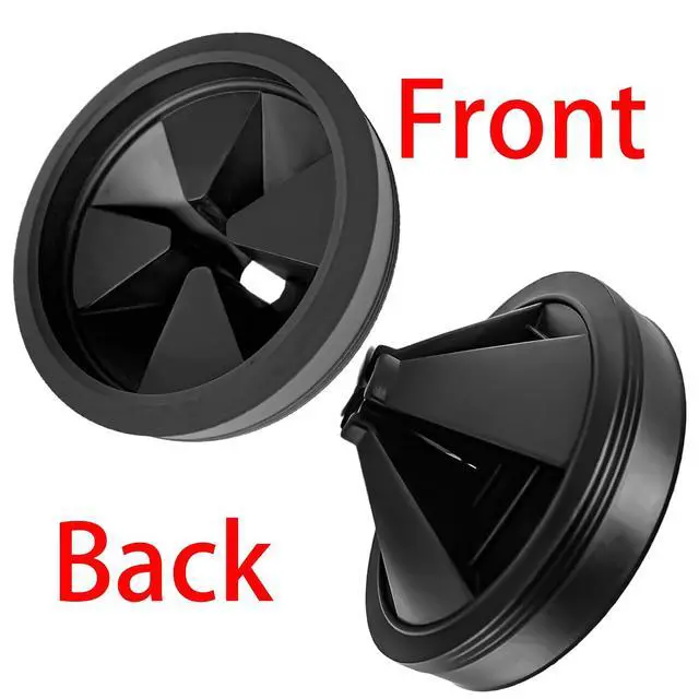 Alt view image 7 of 7 - 3 1/8 Inch Garbage Disposal Sink Baffle Splash Guard, Quiet Collar, Black Rubber, Perfect Fit for Insinkerator, Moen, Waste King, GE Disposer