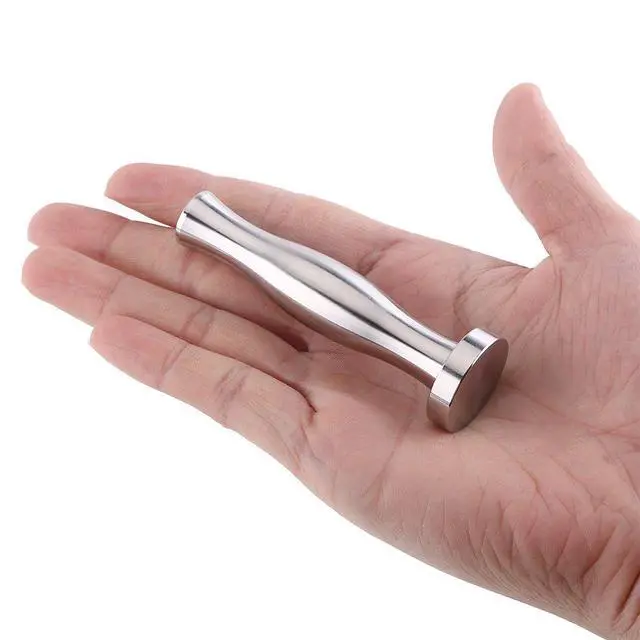 Alt view image 7 of 7 - Coffee Tamper, 2.4cm / 0.94inch Stainless Steel Solid Pressing Hammer Refillable Filling Tool for Capsules Machine Grind Diameter