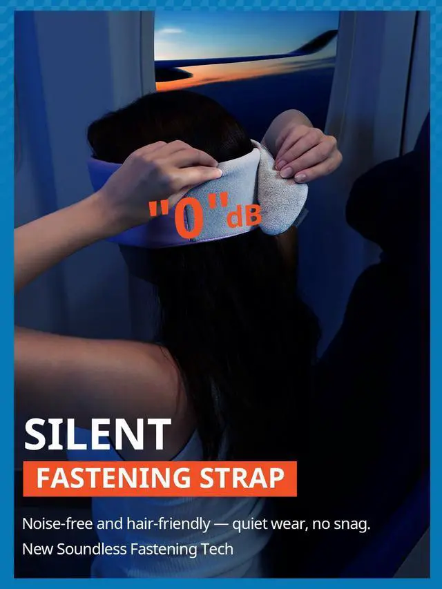 Alt view image 3 of 7 - Sleep Mask Dual-Side Blackout Eye Masks for Sleeping Men&Women