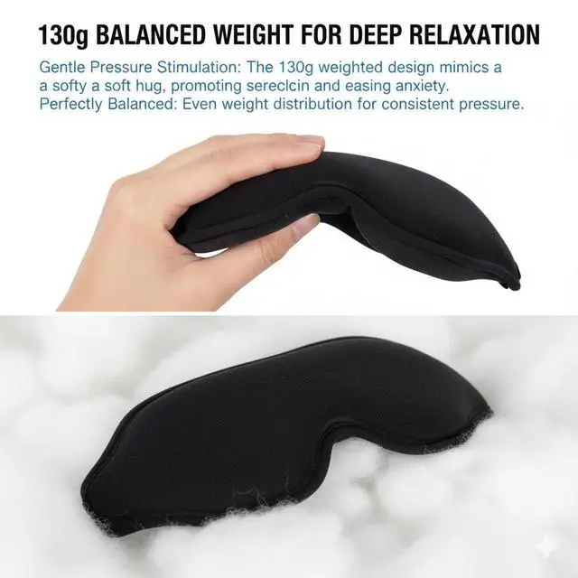 Alt view image 5 of 7 - 3D Zero-Pressure Sleep Mask with Cooling Gel | 100% Blackout Eye Cover for Puffy Eyes, Migraines & Dry Eyes | Hot & Cold Therapy for Deep Sleep & Relaxation
