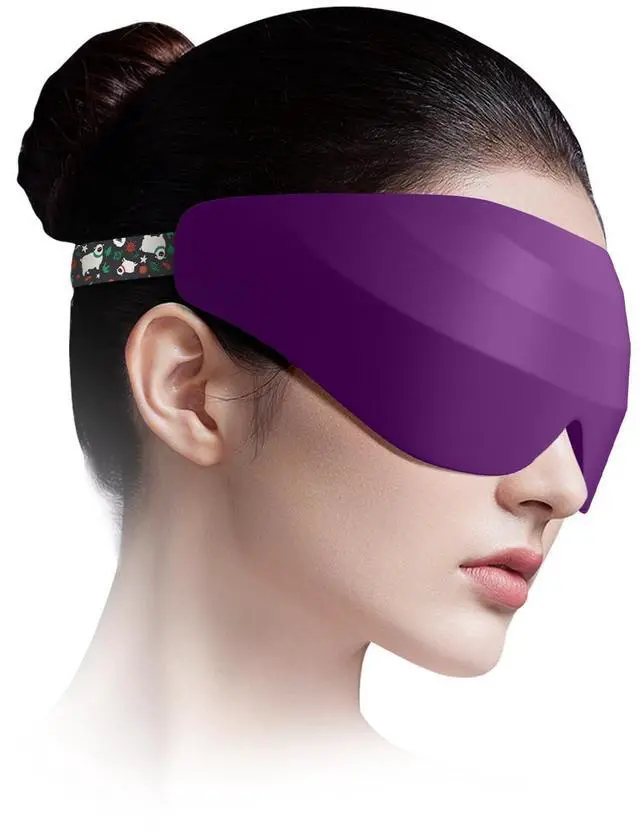 Main image of Sleep Mask for Side Sleeper Women Men, EVA BELLE Eye Mask for Sleeping Light Blocking, 3D Sleeping Mask Blackout, Soft Breathable Eye Shade Cover with Adjustable Elastic Strap for Travel Home Nap Rest