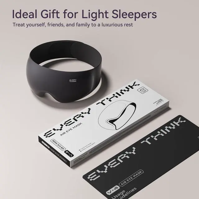 Alt view image 7 of 7 - Sleep Mask for Men Women - Eye Masks for Sleep, 100% Blackout Eye Covers for Sleeping, Eye Mask for Lash Extensions, 3D Zero Eye Pressure Travel Eye Mask Blindfold for Side Sleeper