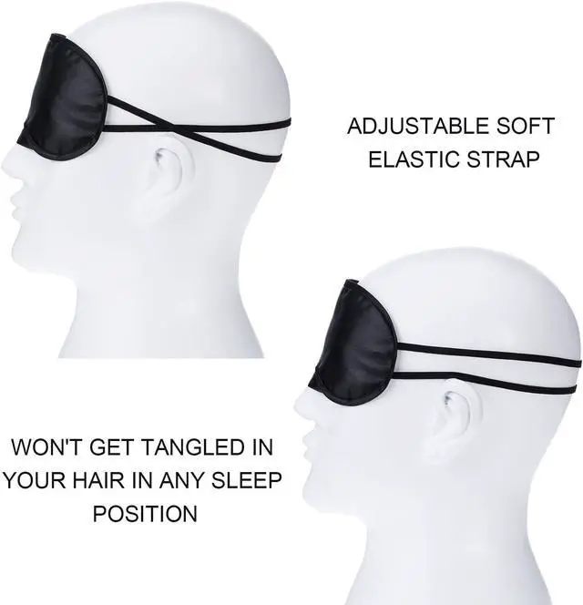 Alt view image 4 of 7 - Blindfold Eye Mask Shade Cover for Sleeping with Nose Pad, 10 Pack
