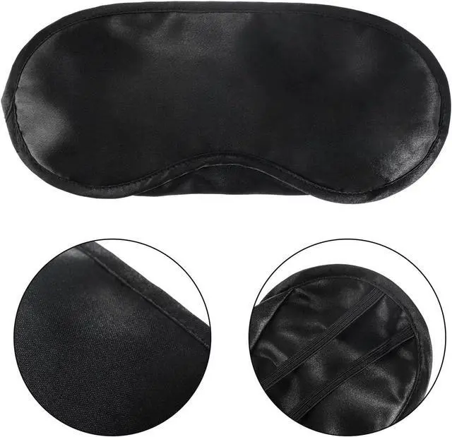 Alt view image 5 of 7 - Blindfold Eye Mask Shade Cover for Sleeping with Nose Pad, 10 Pack