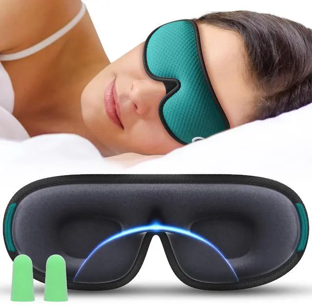 Main image of Sleep Mask Cotton Eye Mask with 3D Memory Foam for Sleeping