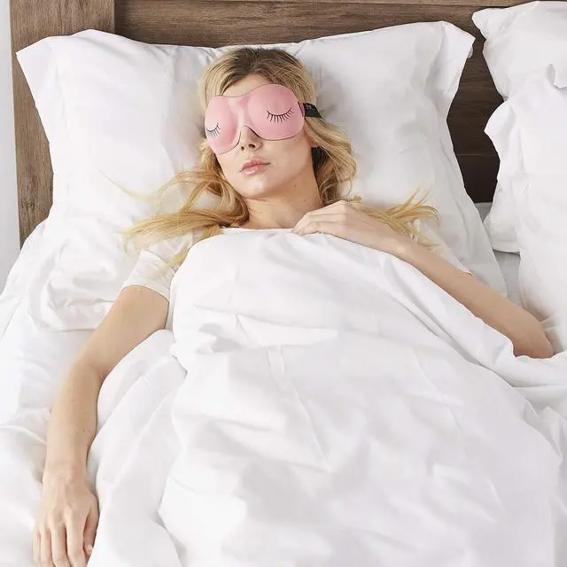 Alt view image 6 of 7 - Ultralight Comfortable Contoured Travel and Sleep Eye Mask, Strawberry Eyelash, One Size