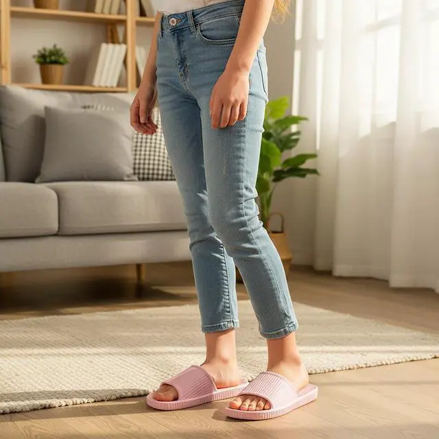 Alt view image 3 of 7 - Shower Shoes, Women & Mens Shower Slippers, Slides Sandals Pool Slides House Slippers Non-Slip Indoor Bathroom Shoes Beach Sandals