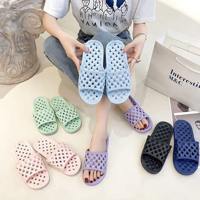 Alt view image 3 of 7 - Shower Shoes Quick Drying Slippers for Men Women