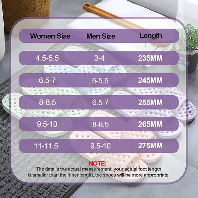Alt view image 7 of 7 - Shower Shoes Quick Drying Slippers for Men Women
