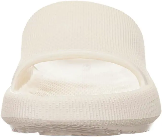 Alt view image 2 of 6 - Women's Slides Cushioned 7.5-8.5 Thick Slippers Home Wear Beige
