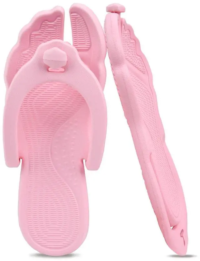 Main image of Flip Flops for Women Men Travel Slippers Shower Shoes Foldable Bathroom Camp Beach Sandals Lightweight Non-Slip Quick Dry