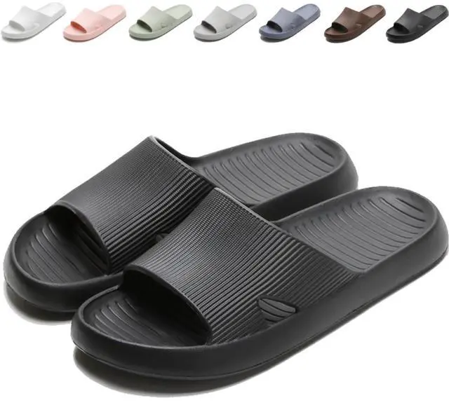 Main image of Shower Shoes for Women & Men, Non-Slip Quick-Dry EVA Slippers Slides
