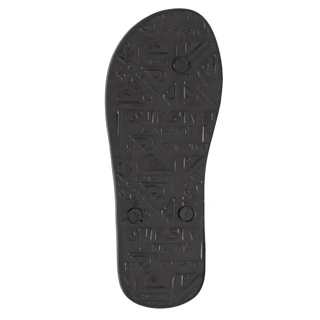 Alt view image 5 of 5 - Molokai Flip Flops for Men, Athletic Mens Sandals, Size 6 to 16 Thong Mens Slides, Black/Black/White, 14