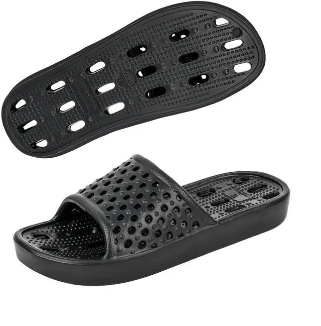 Main image of Shower Shoes for Men and Women,Non-Slip Quick-Dry Bath Slippers with Drain Holes,Lightweight Pool, Gym, Bathroom & College Dorm Sandals