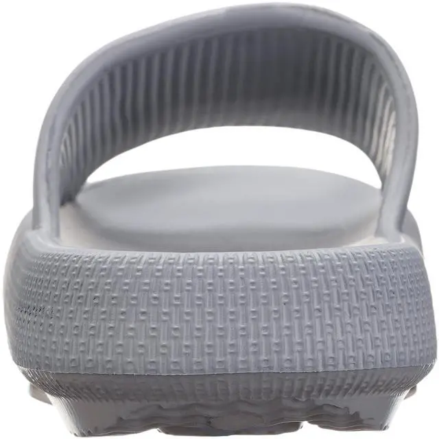 Alt view image 4 of 6 - Women's Slides Cushioned 7.5-8.5 Thick Slippers Home Wear Grey