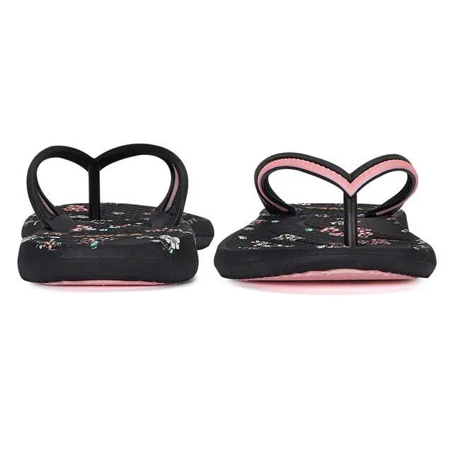 Alt view image 7 of 7 - Flip Flops For Women Non-Slip Bathroom Shower Shoes Cushion foam Indoor and Outdoor Sandals,Black US 7