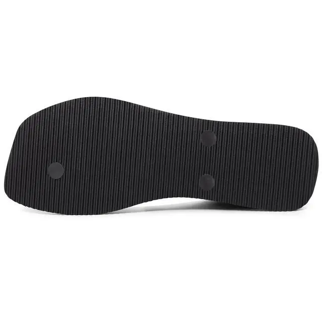 Alt view image 6 of 7 - Slim Square Toe Flip Flops for Women with Comfortable Yoga Mat