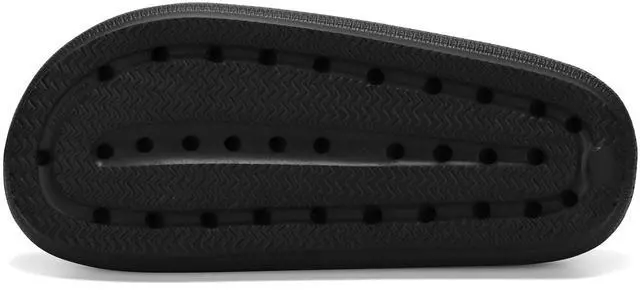 Alt view image 6 of 7 - Slides for Women and Men Sandals Pillow Slippers Shower Shoes Cushioned Cloud Slides,Black,9 Women/7 Men