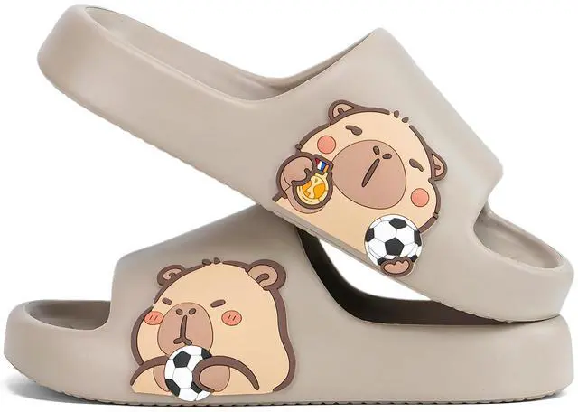 Main image of Men's and Women's Capybara Slides,Cute Capybara Slippers for Indoor Outdoor,Non Slip Quick Drying Shower Shoes,Comfort Cloud Slides Sandals