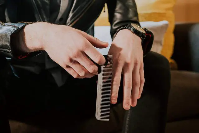 Alt view image 4 of 7 - Model 1 Carbon Fiber, Made in USA, smooth, strong, and light, anti-static, heat-resistant, 5.5 inches (14 cm) long, ultimate daily use, pocket, and travel comb