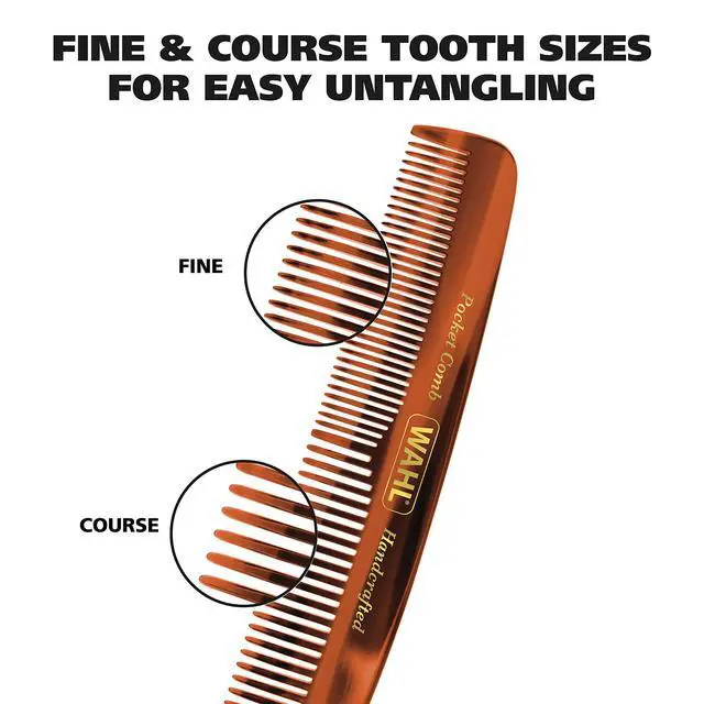 Alt view image 3 of 7 - Handcrafted Beard, Mustache & Hair Pocket Comb for Men's Grooming