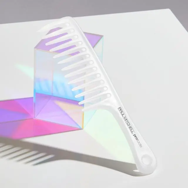 Alt view image 6 of 7 - Detangler Comb, Wide Tooth Comb Detangles Wet or Dry Hair, Seafoam Green