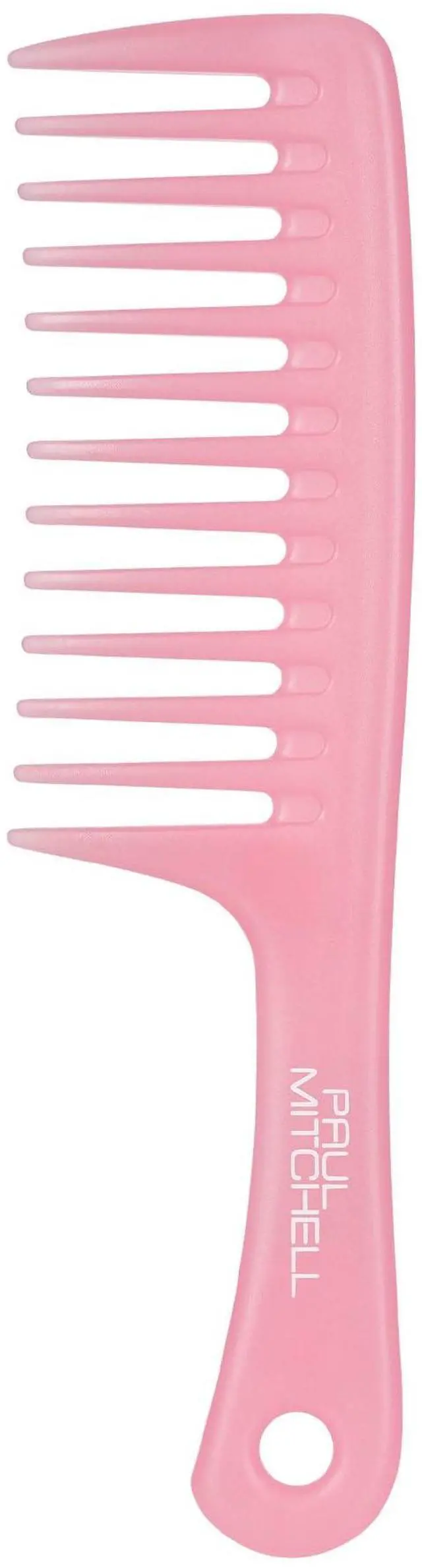 Main image of Detangler Comb, Wide Tooth Comb Detangles Wet or Dry Hair, Guava Pink