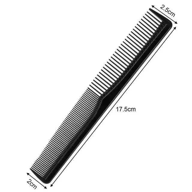 Alt view image 2 of 6 - 12 Pcs Fine & Wide Tooth Barber Hair Cutting Styling Combs